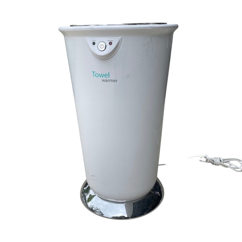 Brookstone Design USA White Electric Towel Warmer‎ Spa Bath Home Appliance